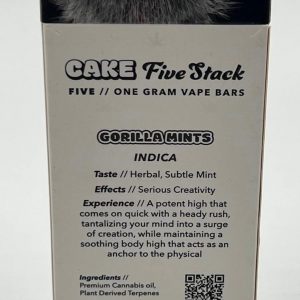 Gorilla Mints Cake Bar Disposable
