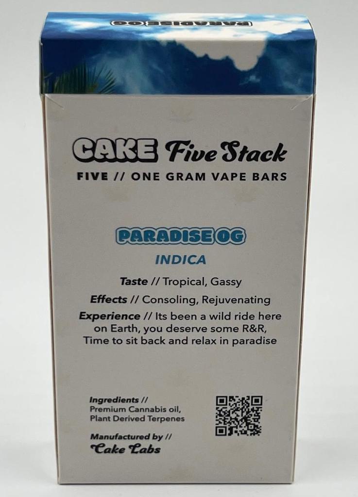 Paradise OG Cake Bar Disposable