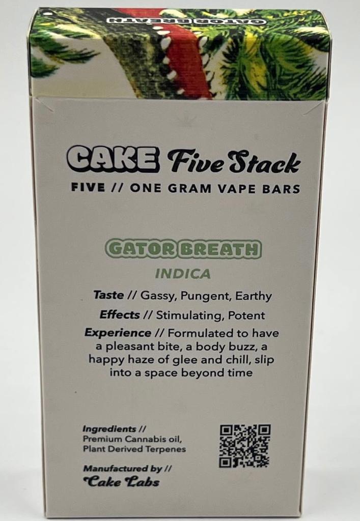 Gator Breath Cake Bar Disposable
