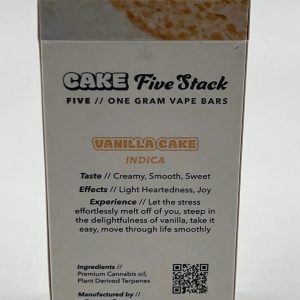 Vanilla Cake Bar Disposable